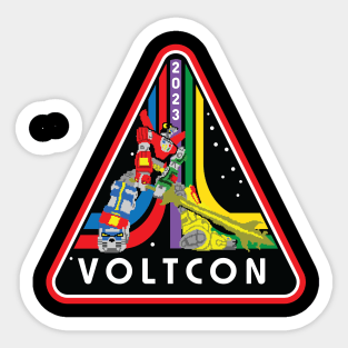 VoltCon! 2023 Triangle T-Shirt Sticker